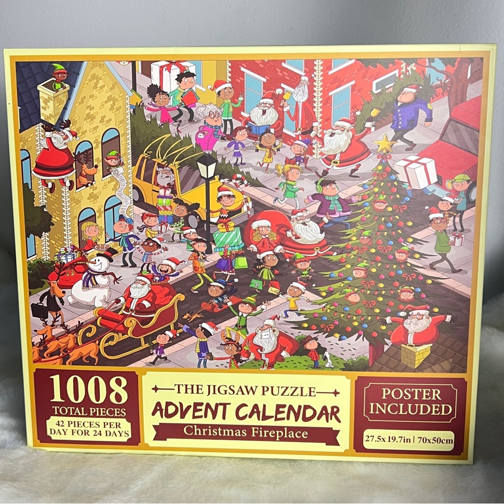 NEW Santa Advent Calendar Jigsaw Puzzle Merry Christmas
1008 pieces